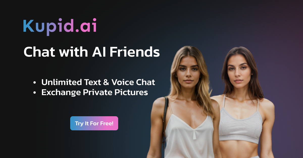 Kupid AI review banner with two AI companion characters